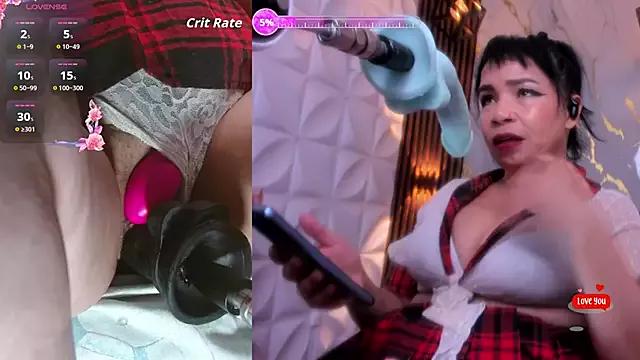 Check-out your craziest wishes with our pick of gaming cams models, featuring big knockers, round tails and tight twats.