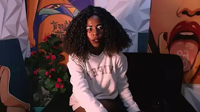Ebonystormxxx from StripChat is Freechat