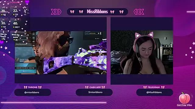 missribbons from StripChat is Freechat